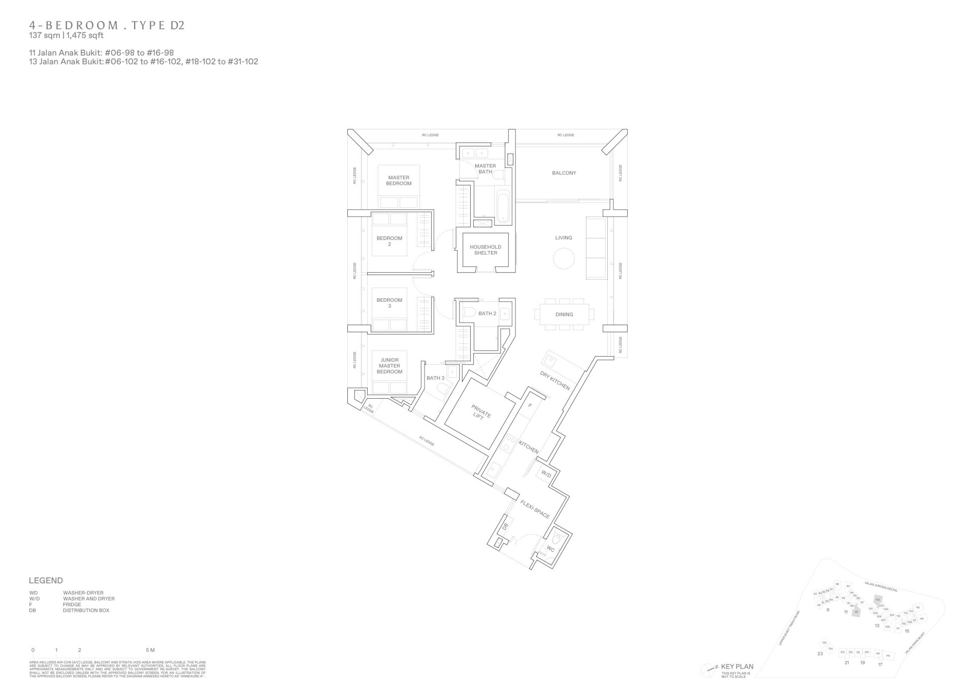 The Reserve Residences floorplan